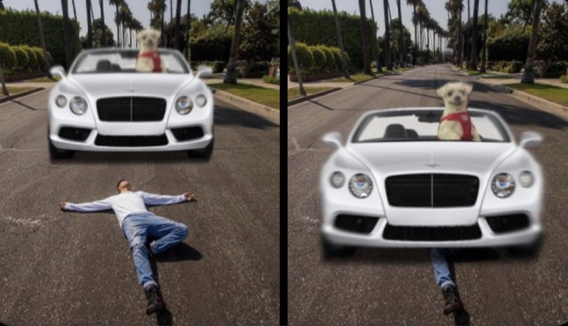 skrppy's tweet photo. a year ago today skeppy posted a picture of him laying in the middle of the street and happytwt ended up making the most ridiculous edits of him https://t.co/bE3SunUDyS