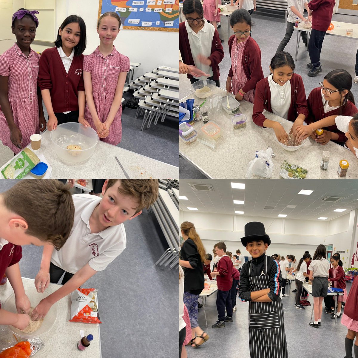 Tyntesfield_MS's tweet photo. No jam or cream in sight today at Year 6’s scone bake off. Mango and halloumi scone anyone? Or perhaps a hoi sin chicken option will tickle your taste buds. @TyntesfieldMC https://t.co/2ulzcQtnB3