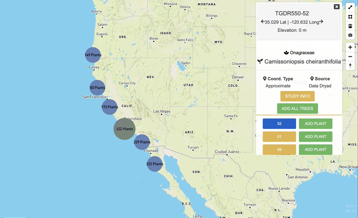 TreeGenes's tweet image. FEATURED STUDY: Consequences of multiple mating-system shifts for #population and range-wide #GeneticStructure in a coastal dune #plant
By: Adriana López-Villalobos and Christopher G. Eckert at @QueensUBio 
See over 1.1k #trees from #TGDR550 at:
treegenesdb.org/cartogratree?a…
#FAIRdata