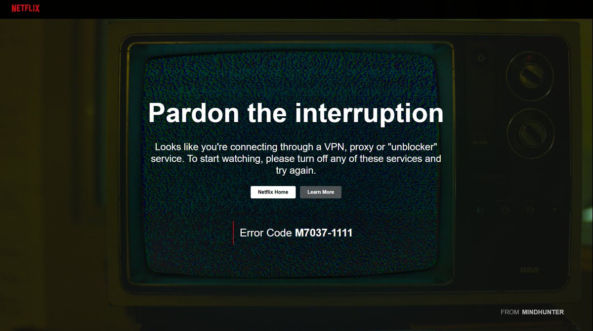FreeGeekRadio's tweet photo. So apparently you can't have privacy and @netflix . https://t.co/ZAfD7UTlto