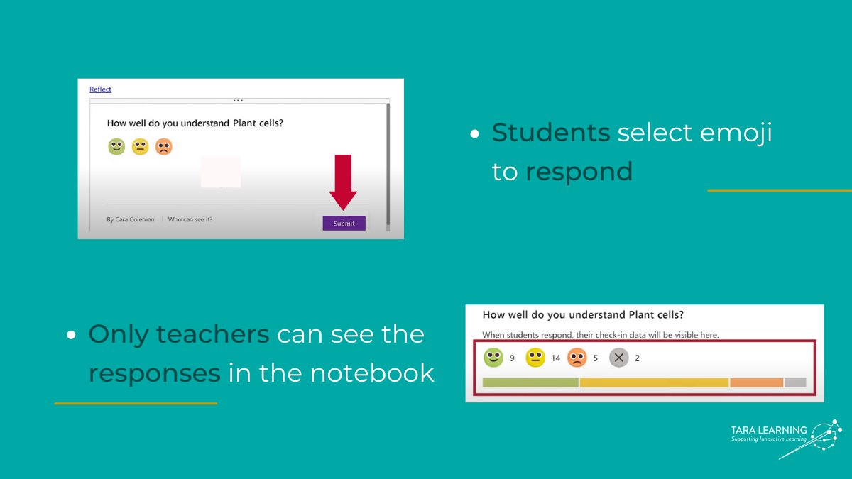 tara_learning_'s tweet photo. How familiar are you with #Reflect in @MicrosoftTeams? It’s a great tool to help students recognize their emotions by using emojis or to ask for feedback at the end of a lesson.
Get started: https://t.co/QM7Kllvkpm
#MicrosoftTeams #learningtool #edchatie #microsoftEDU https://t.co/0T35OebQKL
