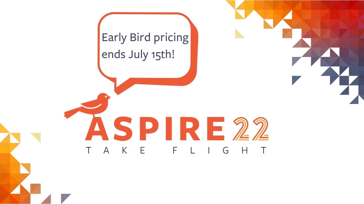 Just two days left to take advantage of the Early Bird pricing for ASPIRE22! Hurry and grab your seat today: hubs.ly/Q01gTb850