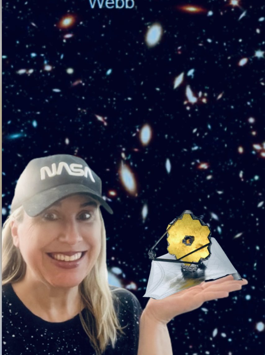 DenisecWright's tweet photo. What amazing images from the James Webb Telescope ! Proud to be a NASA, JPL, Solar System Ambassador ! #GoWebb #UnfoldTheUniverse @NASAWebb #photoshop #astronomy #galaxies #amazing #NASA #JamesWebbSpaceTelescope Can't wait for more !! #telescopes #space #stars https://t.co/LhvavUJMG2