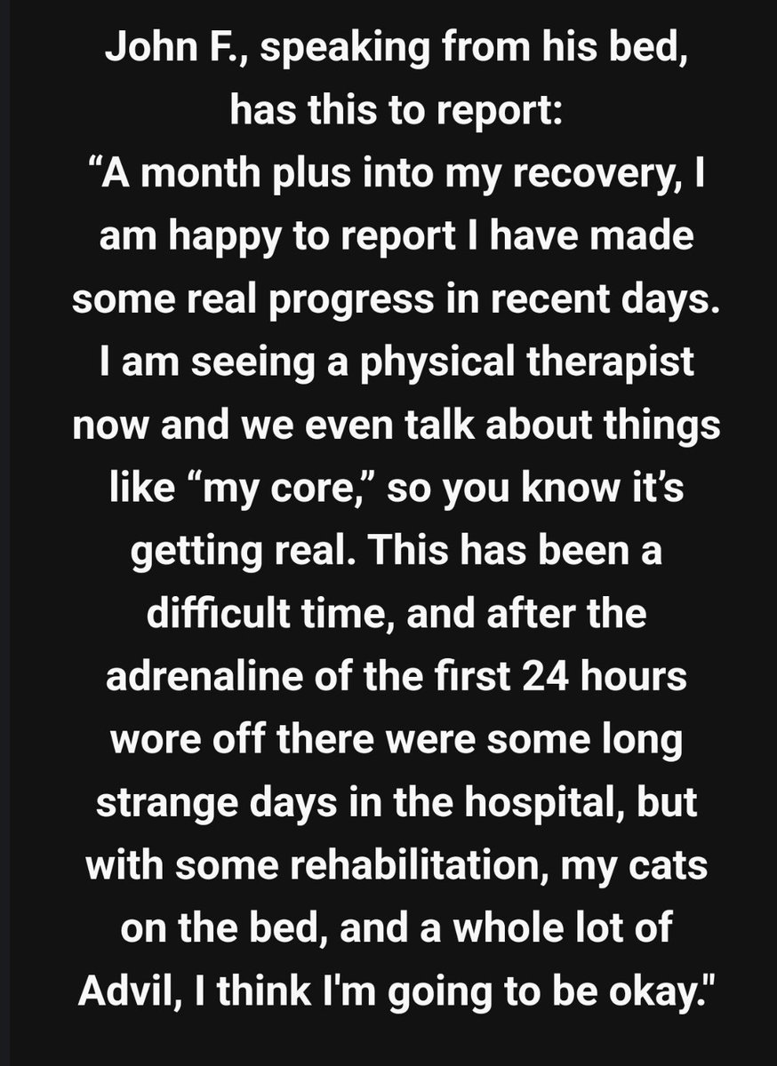 tmbg's tweet photo. A health update from John F.: https://t.co/Ne5aKxidba