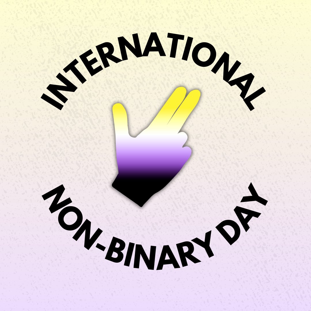 sfagetinvolved's tweet photo. (1/) July 14 is recognized around the world as International Non-Binary Peopleโs Day! Today, we recognize and celebrate the diversity of our Lumberjacks who identify as non-binary, and also around the world!
#NonBinaryPeoplesDay #JACKSGETINVOLVED #SFA26 #sfa #sfasu #lumberjacks https://t.co/tkCraL8DD7