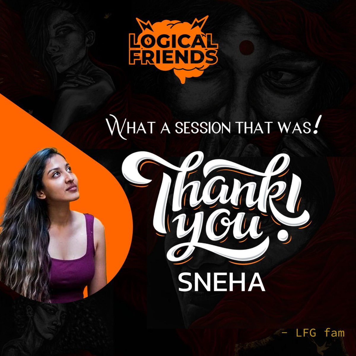 LOGICAL FRIENDS (@friends_logical) on Twitter photo We thank you for <a href="/lbc_sneha/">Sneha Chakraborty</a> sharing your astonishing journey and wisdom with us. Looking forward to see more stigmas being broken while more murals being made 🎨 We thank you for <a href="/lbc_sneha/">Sneha Chakraborty</a> sharing your astonishing journey and wisdom with us. Looking forward to see more stigmas being broken while more murals being made 🎨