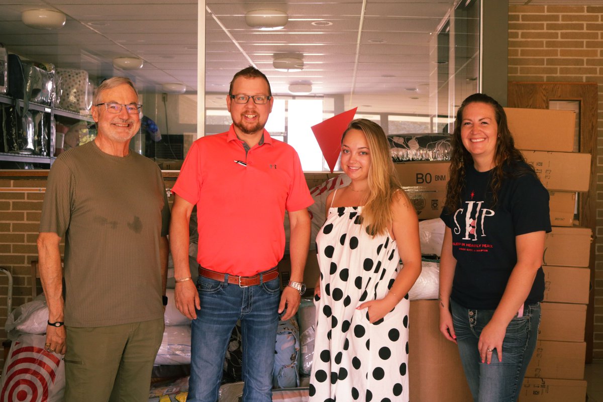 mstatesutility's tweet image. We are truly grateful for the opportunity to help and benefit our community and the amazing people at Sleep in Heavenly Peace - IA, Sioux City gave us that opportunity! So far, our chapter has been able to supply over 300 children with beds to sleep on!