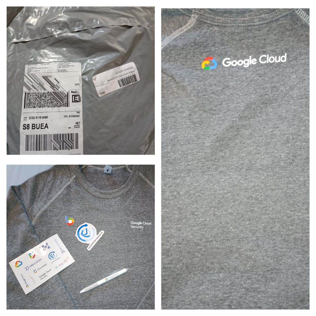 WhatDoesKmean's tweet photo. Thanks for the gifts! 🥰
#Google #Chronicle #Siemplify #Viruscan #CTF #CyberSecurity #SIEM https://t.co/UWsHzfIre0