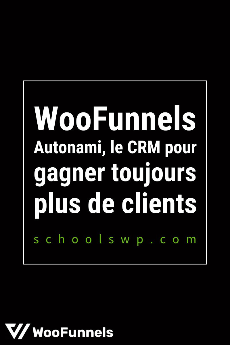 MichaelKihl's tweet photo. Pour démarrer facilement avec un CRM WooCommerce, vous pouvez utiliser le plugin Autonami de WooFunnels.
Lire l'article complet : WooFunnels Autonami, le CRM pour gagner toujours plus de clients
▸ https://t.co/Suc0MtQ4P1
#wordpress #woocommerce #Woofunnels https://t.co/jmjRFSDae3