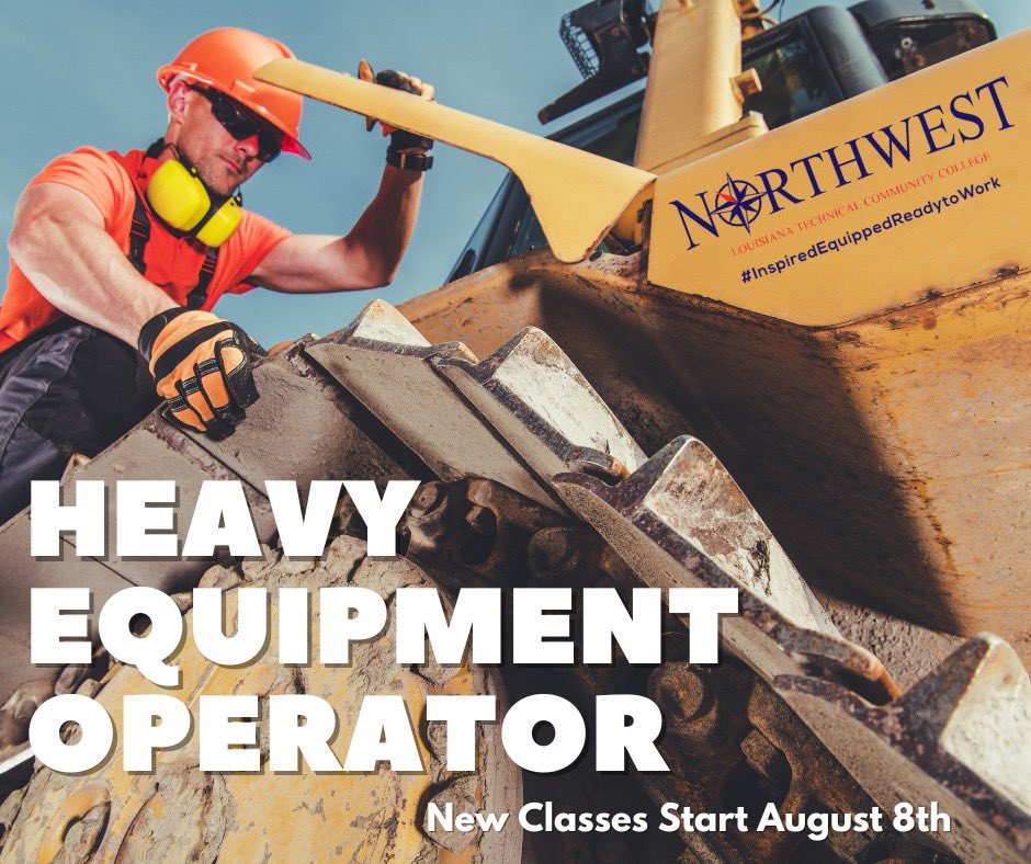 ⚠️🚧 Are you looking for a high wage career where you can have "loads" of fun? Look no further! 🚧⚠️

The HEVO program is a short-term training course designed to prepare students to enter the heavy construction industry.

💲 SCHOLARSHIPS AVAILABLE! 💲

#NLTCCProud #HEVO