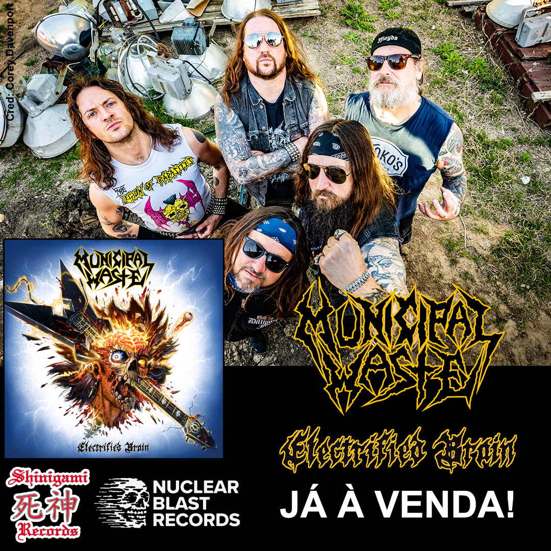 shinigamirec's tweet photo. Já disponível #ElectrifiedBrain, novo álbum do #MunicipalWaste pela parceria #ShinigamiRecords/#NuclearBlast / Ya disponible "Electrified Brain", nuevo álbum de Municipal Waste por Shinigami Records/Nuclear Blast Records
LINK NA BIO/ENLACE EN LA BIO
@municipalwaste
@nuclearblast https://t.co/m4dDPvHKC4