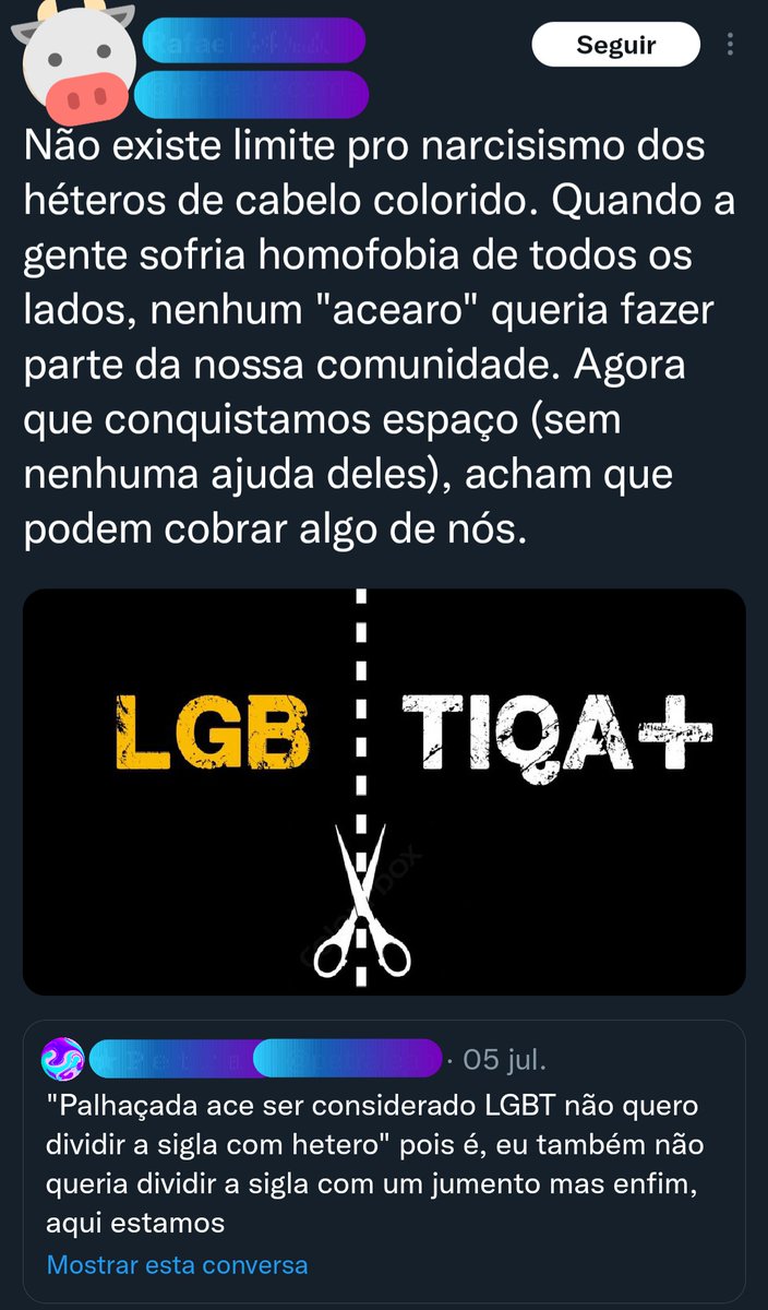 aroacefobia's tweet image. "Acearos são narcisistas héteros de cabelo colorido"
(???)