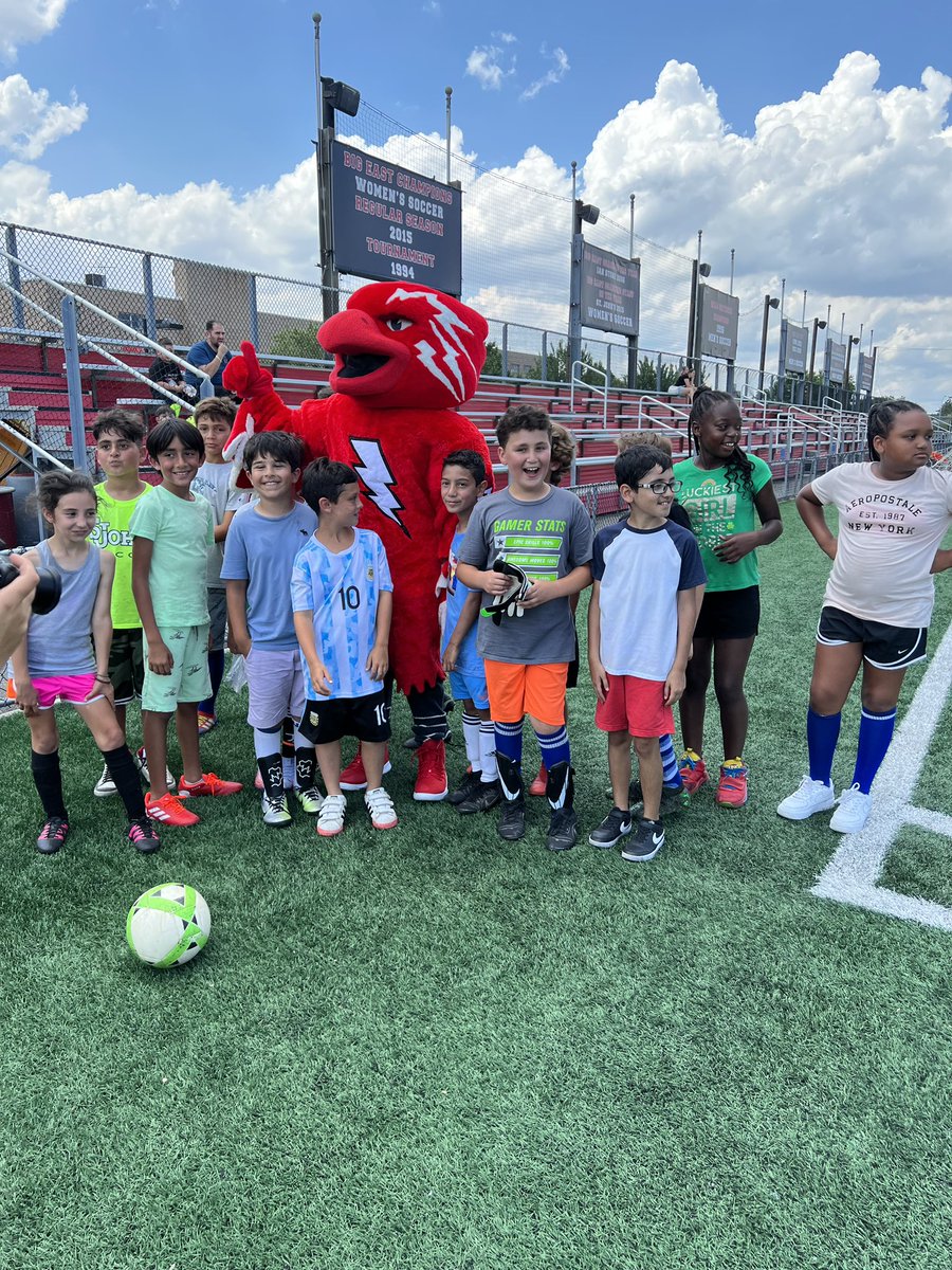 Special visitor at camp today! #JohnnyThunderbird