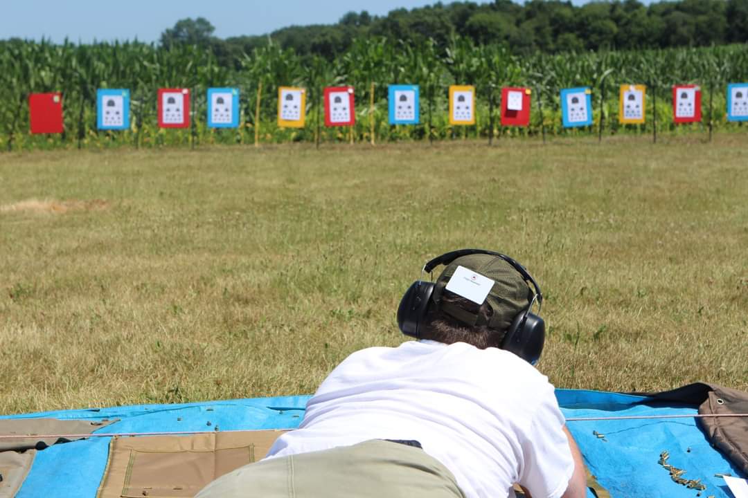 RomansRoad101's tweet photo. I attended a #ProjectMapleseed course in Mount Brydges, ON on Sunday. Lead instructor: @Schonsmom herself! I absolutely did NOT qualify as a Rifleman (I'm new to positional shooting) but I did better than I'd feared. And I had fun! Thanks to all the sponsors, esp @CCFR_CCDAF. https://t.co/zRLpHu9e2U