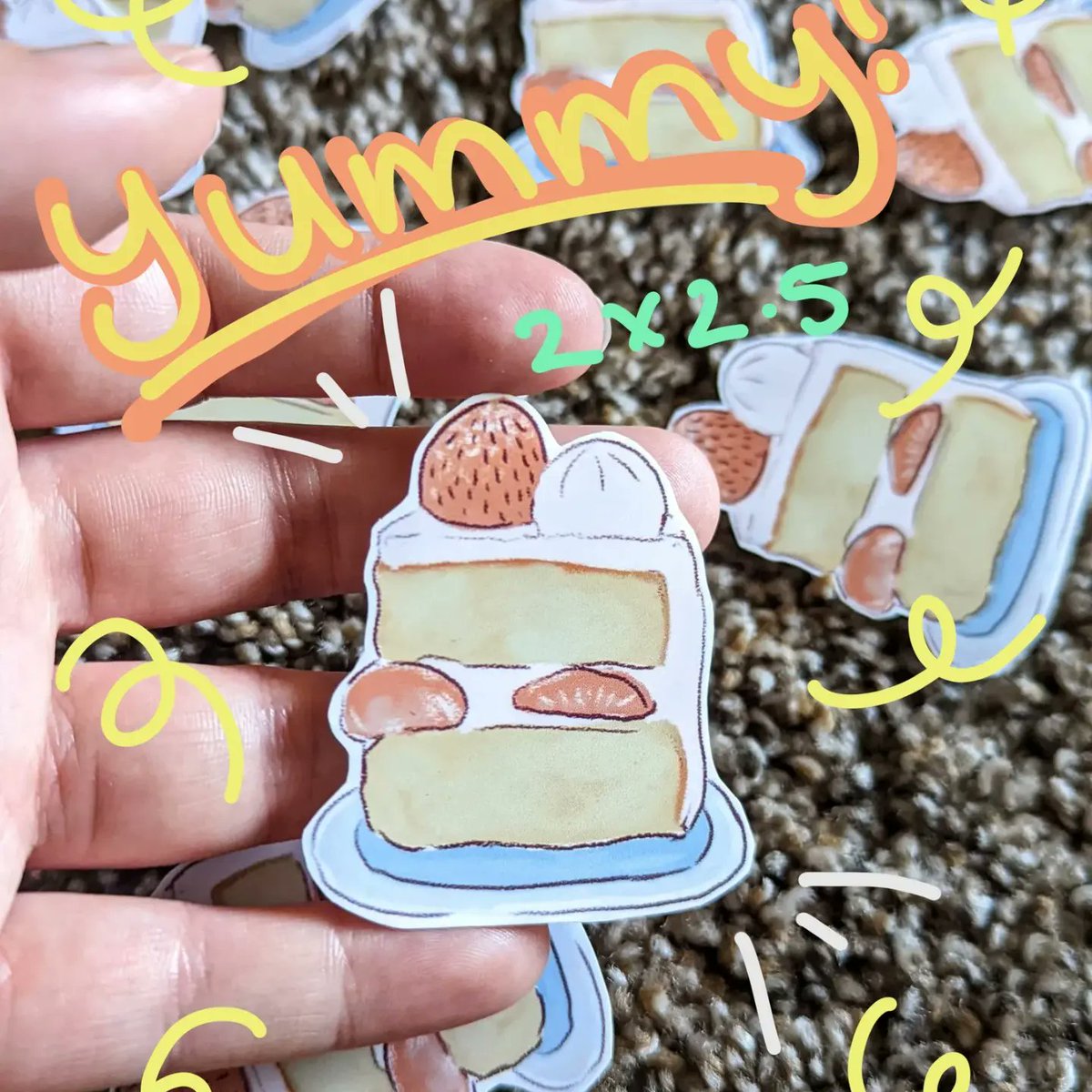 jisucaa_'s tweet photo. I'm finally opening my own sticker store and these are just some of the ones that are gonna be on there ☺️🦊🍓 https://t.co/zKQk3FZtFI
