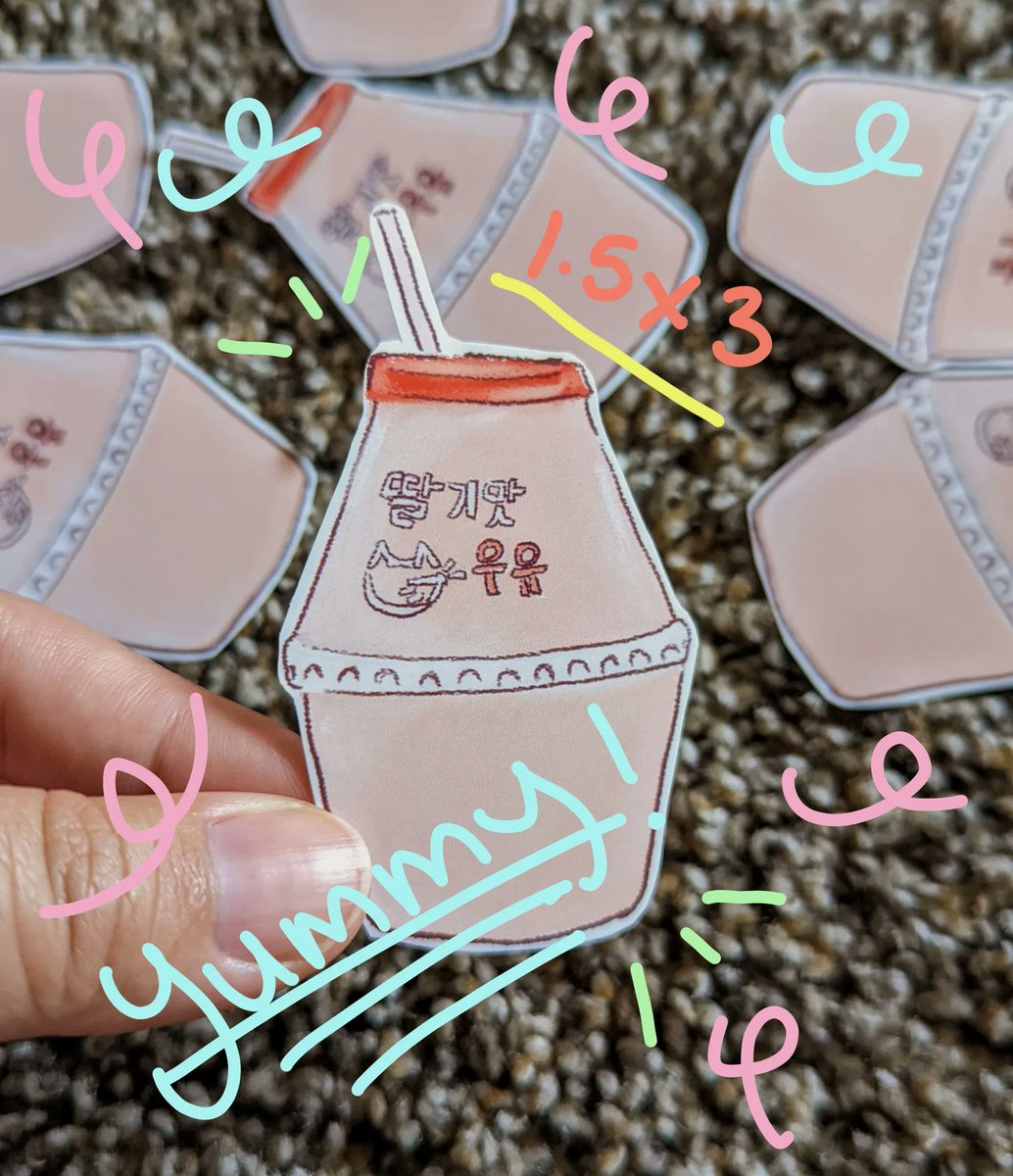 jisucaa_'s tweet photo. I'm finally opening my own sticker store and these are just some of the ones that are gonna be on there ☺️🦊🍓 https://t.co/zKQk3FZtFI