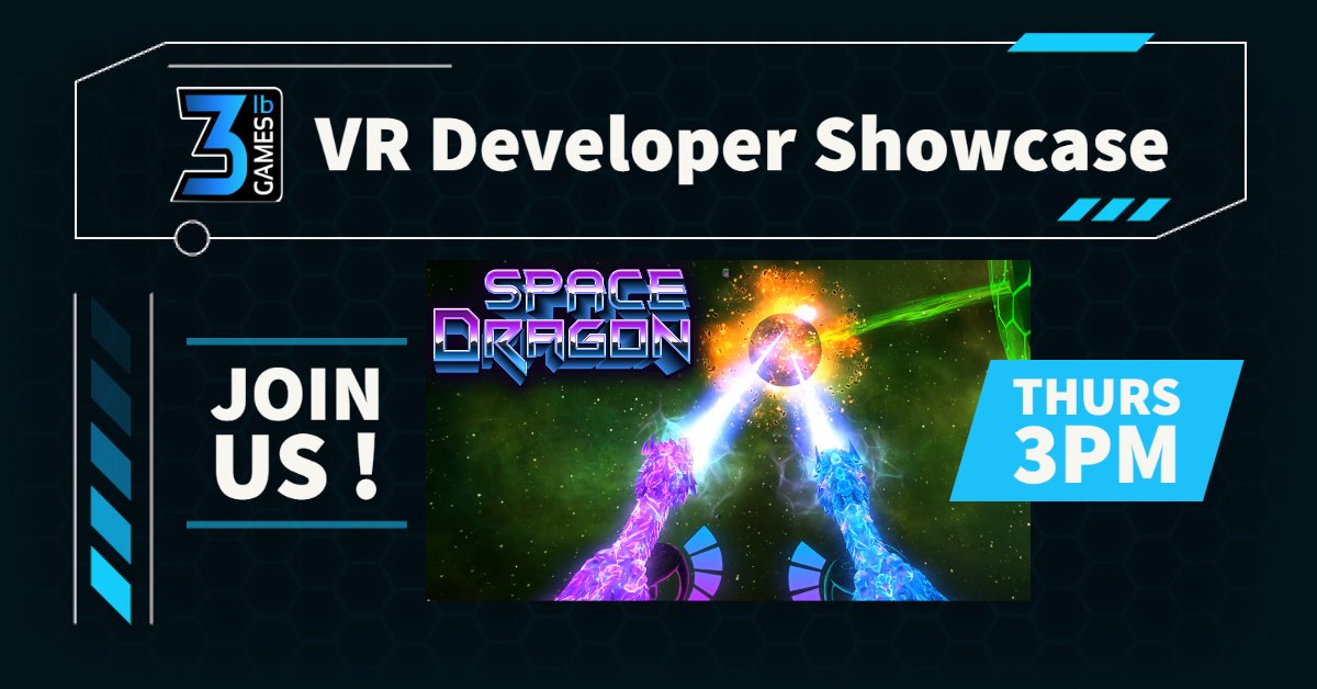 3lbGames's tweet photo. 💥Time to get loud!💥

On today's #gamedev stream, @robinmoulder will be working on the explosion sound effects for #SpaceDragon 🐉

📌https://t.co/P0WcAwCUgr

Come join us on #twitch for a sneak peak of the game and to learn more about VR game dev!
#vr #madewithunity #unity3d https://t.co/VjzbP7WnJu