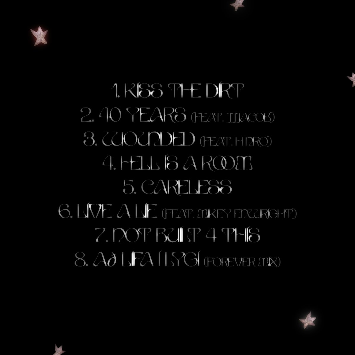 Over the moon to announce the release of my EP ‘Hell Is A Room’ out July 21st next week ☆

<a href="/Bandcamp/">bandcamp</a> pre-order/save dmy.ffm.to/hellisaroom