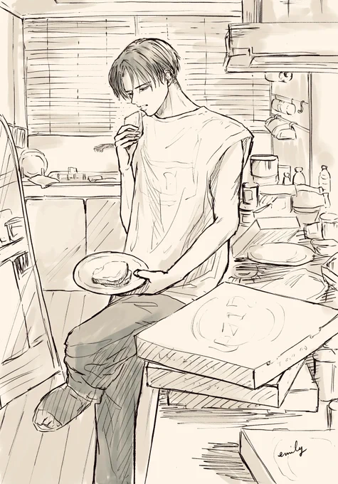 スケッチ、というからくがき

#leviackerman 