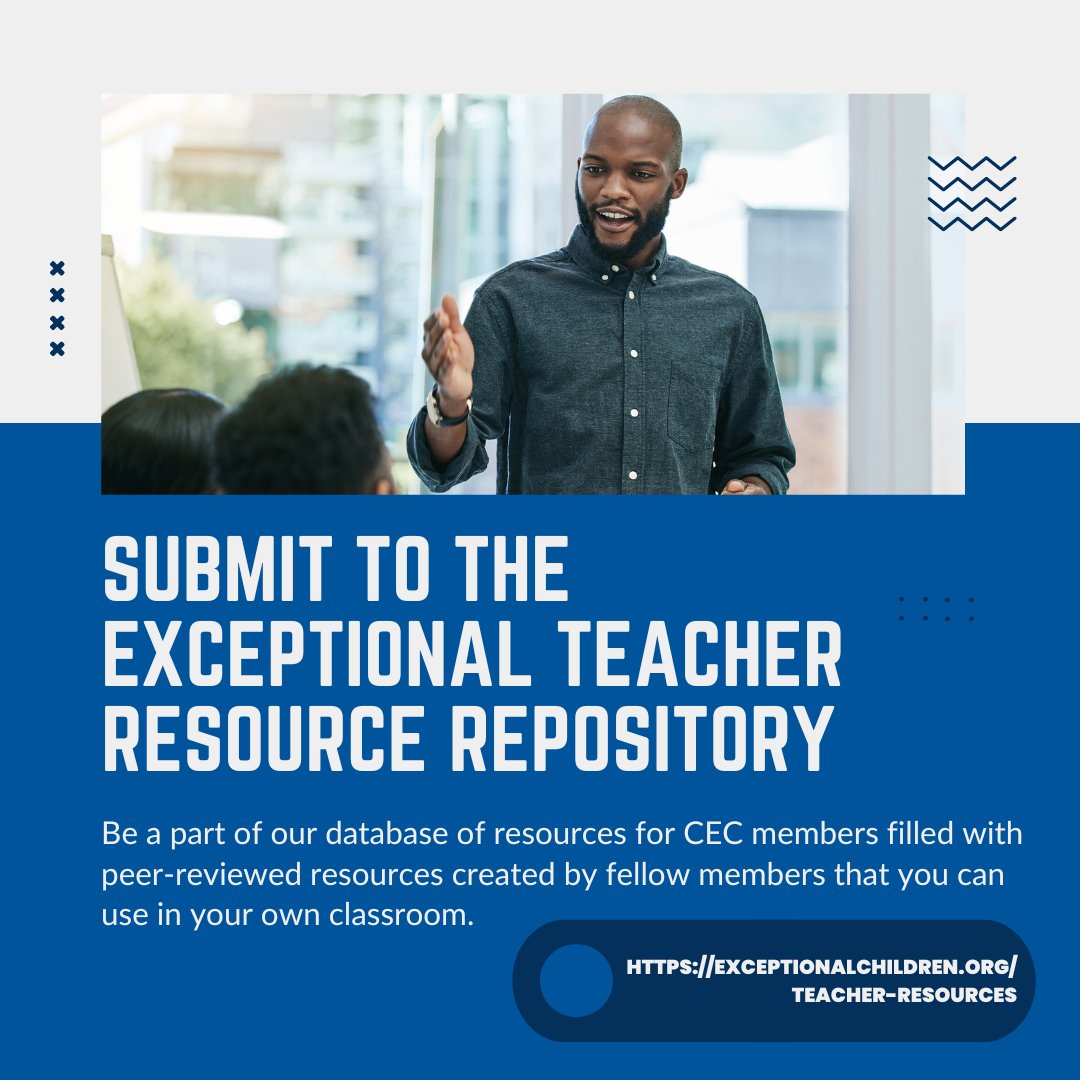 CECMembership's tweet photo. TEACHERS looking for videos, handouts, templates, instructional strategies, how-tos? Explore this resource! Peer-reviewed by fellow teachers to ensure that we're highlighting not only exceptionally helpful resources, but the work of exceptional teachers. https://t.co/56RNozf1Dz https://t.co/7FbF6NfGde