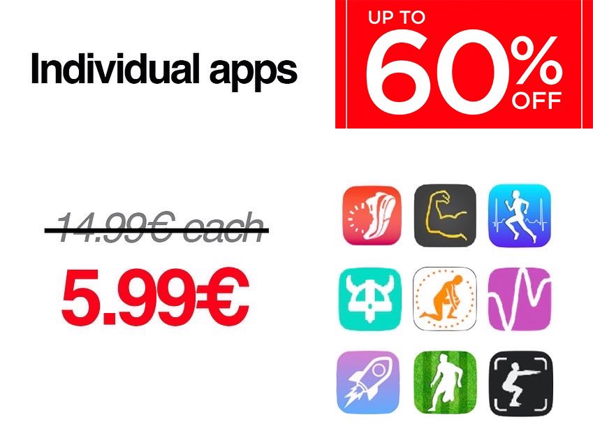 ☀️SUMMER OFFER☀️

🔥Start the preseason/next course with up to 60% discount in ALL my apps such as <a href="/MyJumpApp/">My Jump Lab</a> 

🏋🏼‍♀️The most affordable and validated way to monitor performance, just with your📱!

Ends July 21st📅

iOS: itunes.apple.com/es/developer/c…
👾Android: play.google.com/store/apps/dev…