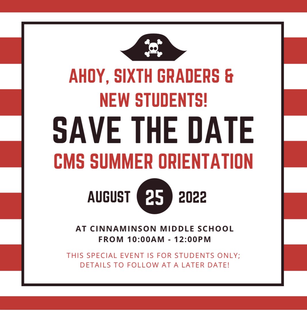 Cinnaminson Middle School tweet media