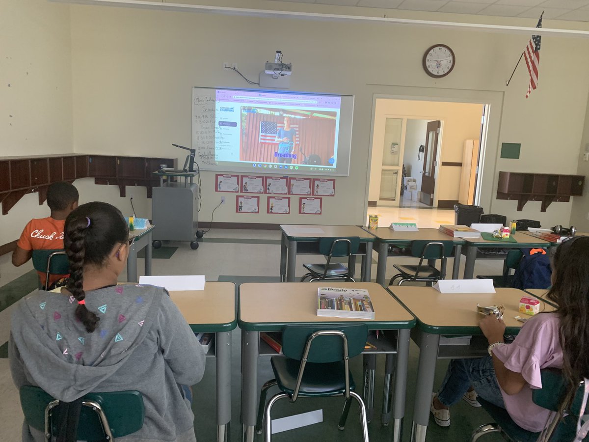missgoldman19's tweet photo. We finished learning about our emotions by learning three new ways to find our center with Classroom Champion! @ClassroomChamps @PSDRI_Schools @PawtSchlsonRIse #sel #emotions #classroomchampions #bettergetsbetter #findyourcenter #findingyourcenter https://t.co/p8GCtZNxgK
