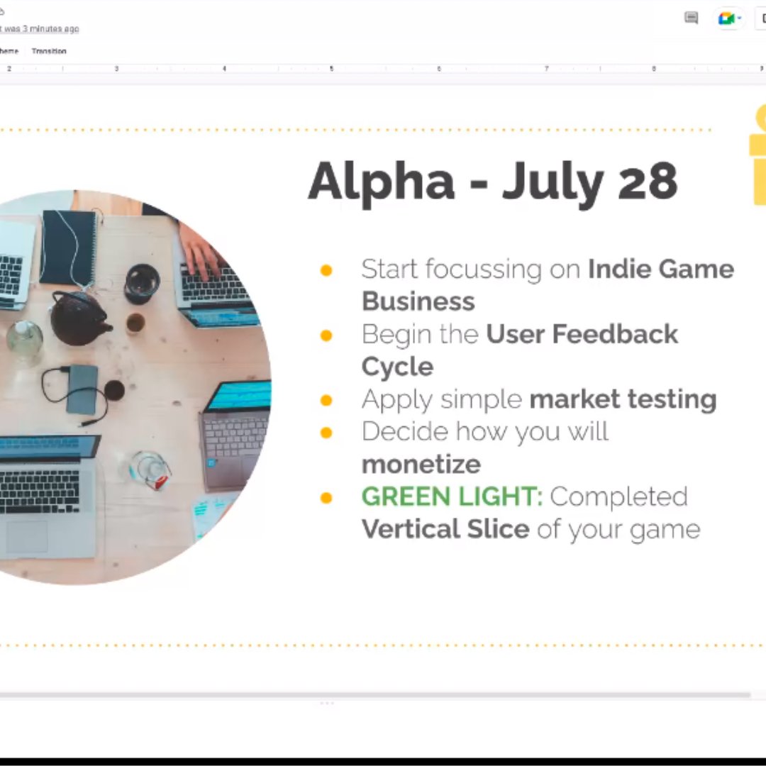 iga_academy's tweet photo. Our students are getting close to the first alpha! 

They've been working on the concept of game concepts, market testing, playtesting and more. 

We can't wait to get to play those alphas!

#iga #gamedev #indiedev #gamedevlife #gamedevelopment #gamedevcourse https://t.co/4oaKYocGT0