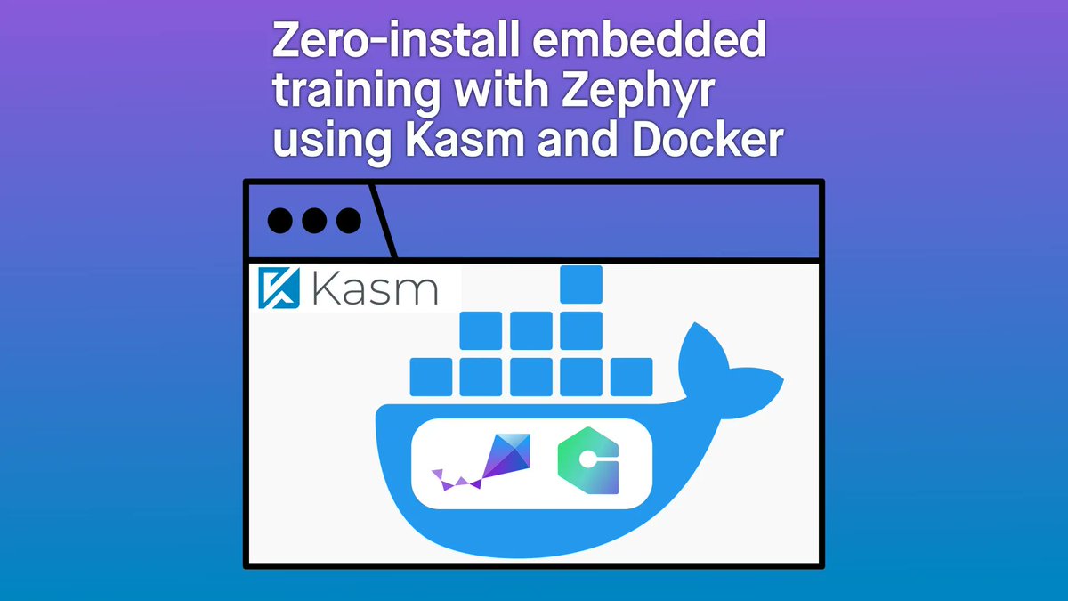 GoliothOfficial's tweet photo. Want to hear about our latest experiment? In this #blog & video, we show you how to normalize setups & have pre-installed tools using Kasm and Docker. Read it or watch it here: https://t.co/LSIb4UAj7p @golioth_iot @ZephyrIoT @adafruit #Gitpod #github #ZephyrRTOS #Magtag #Golioth https://t.co/YtEvt4VZFW