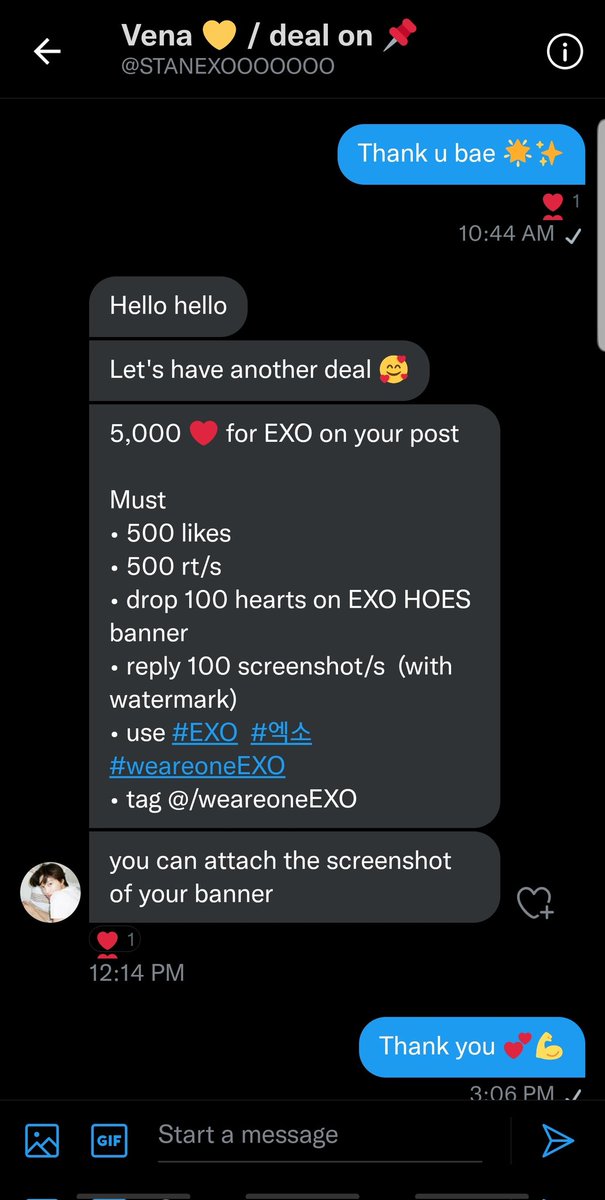 We have another deal, dear Ls❤️🌸✨ WE CAN DO IT EXO-L. Lets give everything for EXO 🔥🌟💕❤️ @weareoneEXO #EXO #EXOL #엑소 #weareoneEXO