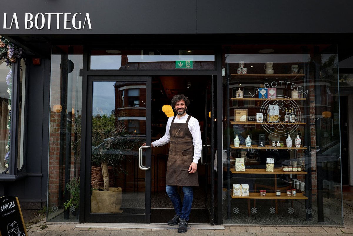 JustinKernoghan's tweet photo. La Bottega on Belfast's Lisburn Road, serving up authentic Italian produce @BelfastLive #Belfast #NorthernIreland #LaBottega #FrancescoIaquinta https://t.co/GlOStTFLqF https://t.co/p6JGmzPAmM