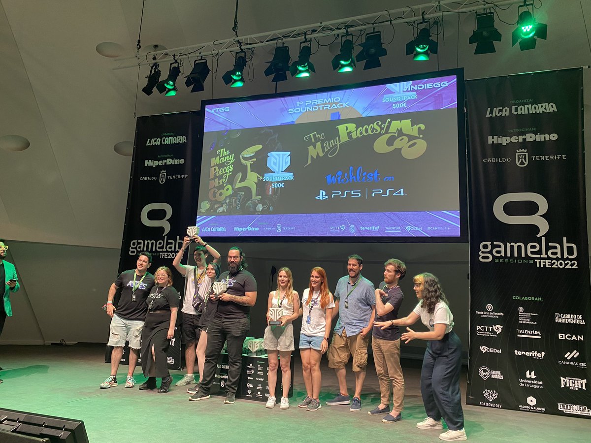 Y no paramos, hoy toca la entrega de premios de los juegos #IndieGG Awards dentro de #TenerifeGG Estamos escuchando los 10 juegos independientes seleccionados para dar a conocer el #talentum que tiene implícito cada uno de ellos.