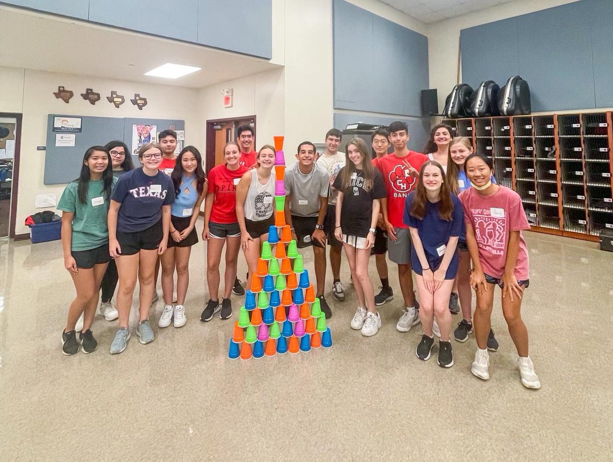 CHBandPride's tweet photo. The leadership team is hard at work today and tomorrow getting prepped and ready to lead! https://t.co/XdkbUEcFO2