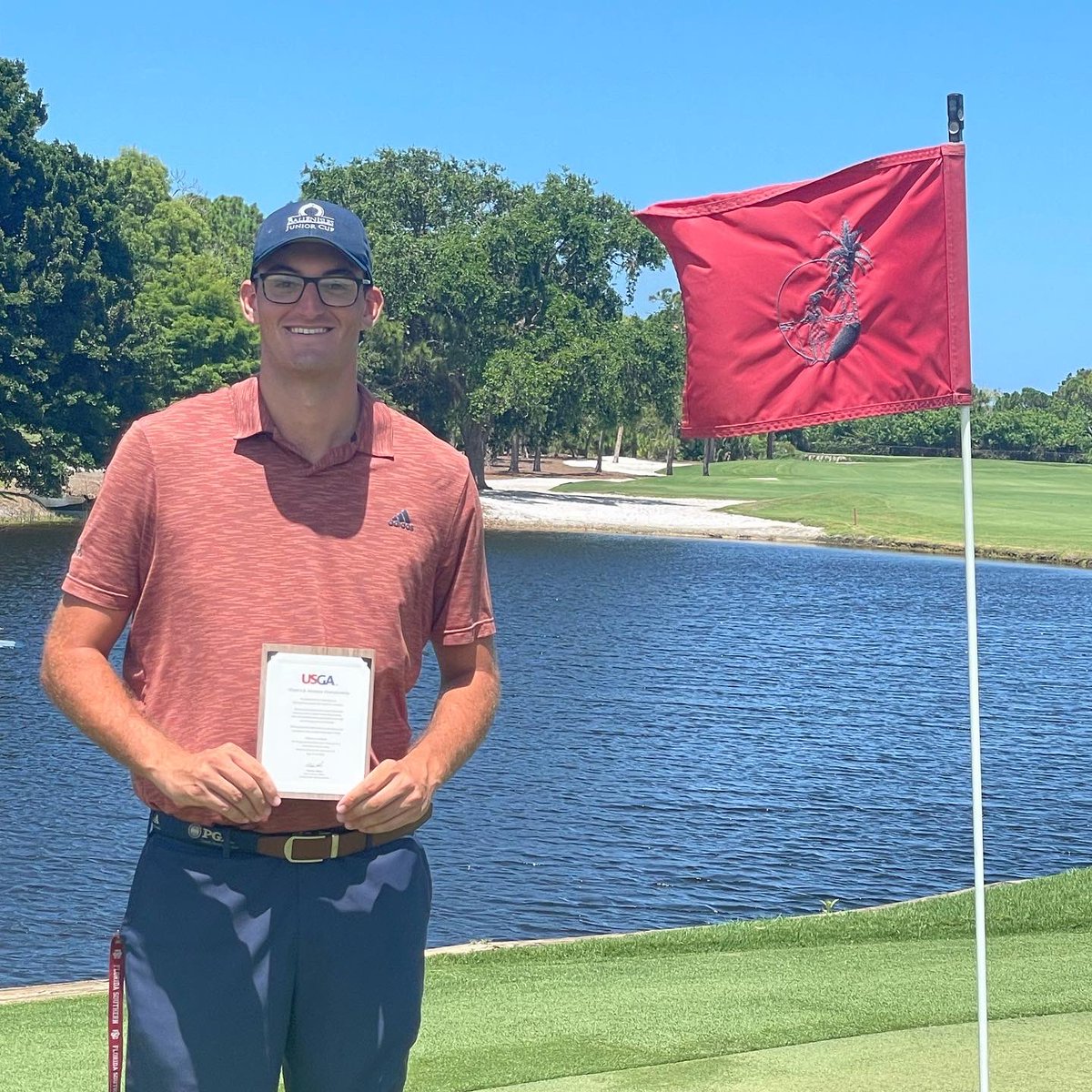 FSC_MGolf's tweet photo. Congratulations to Redshirt Freshman,  Tyler Mistretta on qualifying for the 122nd U.S. Amateur‼️ Tyler shot rounds of 72-69 to finish 2nd at the Hobe Sound site. @FSC_Mocs @fsga @USGA #LetGoMocs 🐍👏 https://t.co/I928qwKf4B