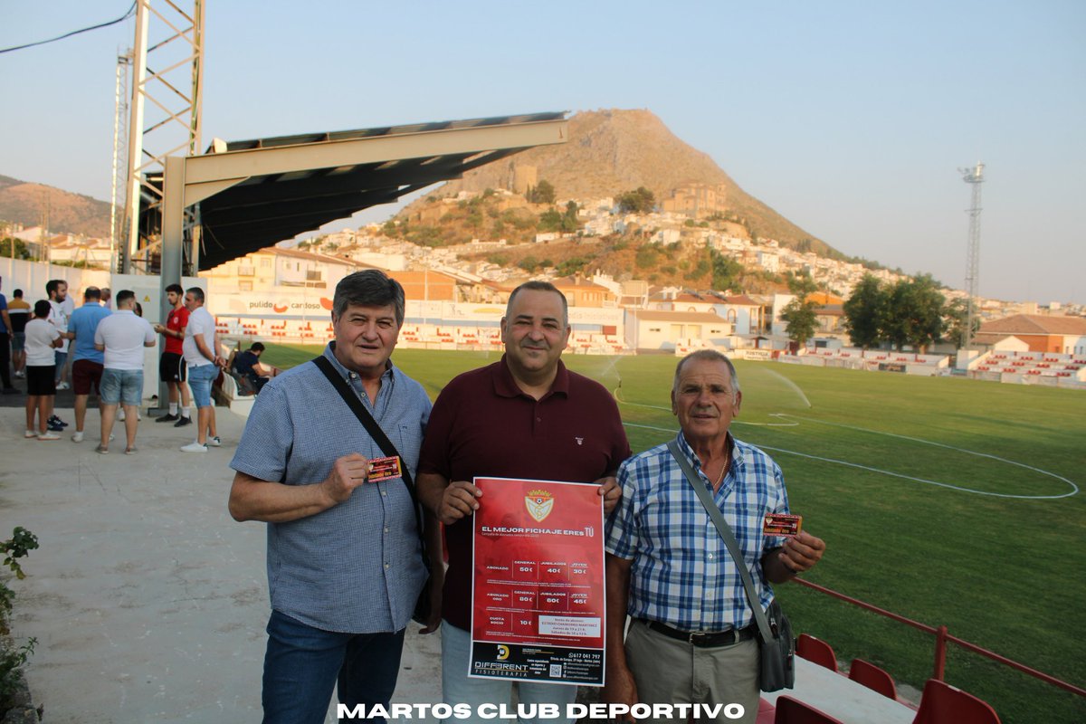 MartosClubDptv's tweet photo. ¡Ya tenemos los primeros abonados!
¡𝗠𝘂𝗰𝗵𝗮𝘀 𝗴𝗿𝗮𝗰𝗶𝗮𝘀! https://t.co/tARJTK9Hno