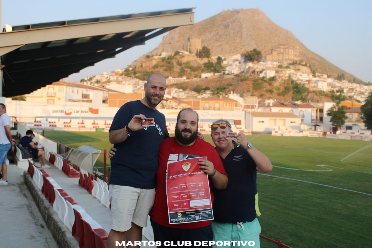 MartosClubDptv's tweet photo. ¡Ya tenemos los primeros abonados!
¡𝗠𝘂𝗰𝗵𝗮𝘀 𝗴𝗿𝗮𝗰𝗶𝗮𝘀! https://t.co/tARJTK9Hno