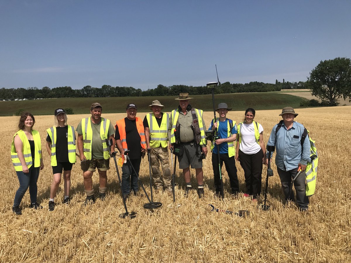 oliviervdBergh's tweet photo. Signin off now #metaldetecting at #digwaterloo22 @DigWaterloo ! Fantastic finds (again) this year and wonderful bunch of people! More to come next year. #digwaterloo23. https://t.co/oa7njAphxG