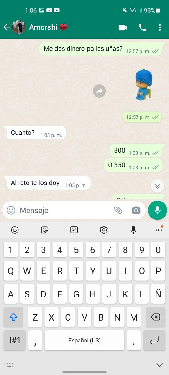 Yo: Duro como dos días enojada con el
También yo: .....
Me cae gordo pero lo quiero más de lo que me cae gordo pues