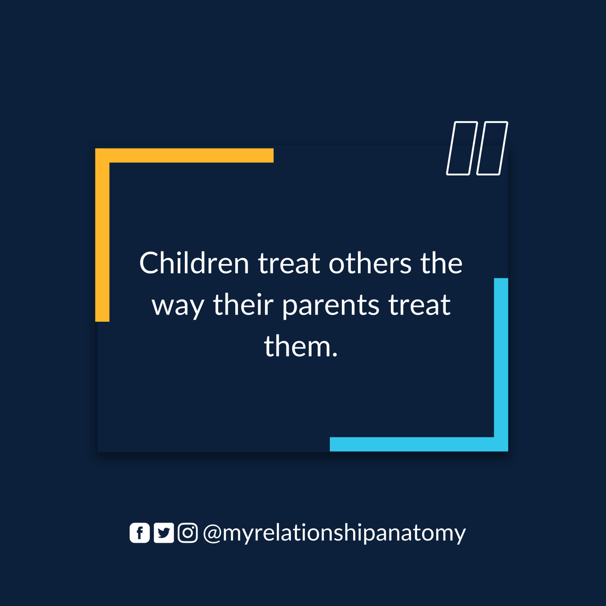 myracommunity's tweet photo. Your relationship with your child is the foundation for their relationships with others.
#RelationshipAnatomy #RACommunity #RelationshipThursday #Parenting https://t.co/PGRZiz0esq