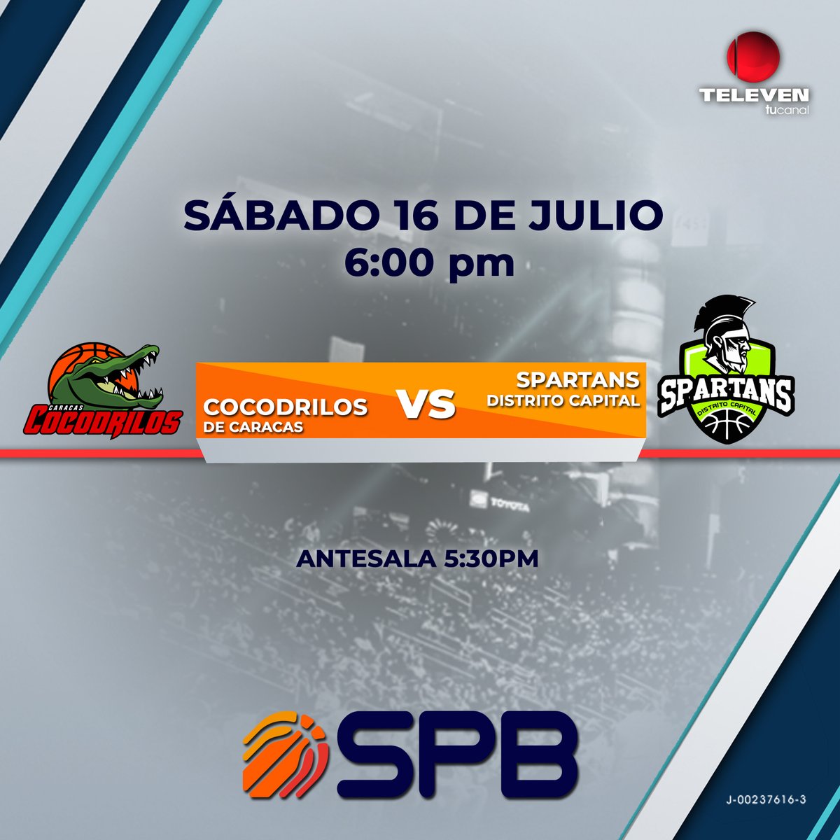 Canal_Televen's tweet photo. Disfruta de la Superliga Profesional de Baloncesto a través de las pantallas de #Televen.

Este sábado a las 6:00 pm no te puedes perder el juego entre #CocodrilosDeCaracas y #SpartansDistritoCapital.

#VivimosElDeporte https://t.co/XliPHCnwBf