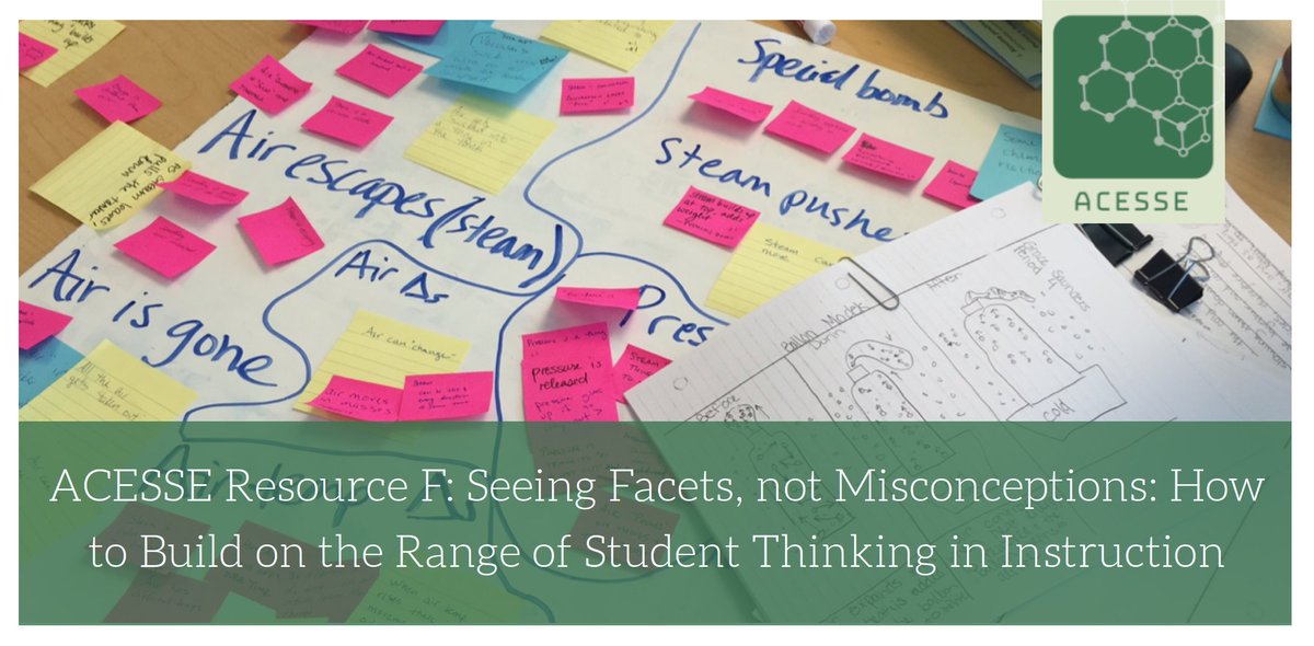 ✨ NEW PD RESOURCE—PLS RT #NGSSchat ✨

We just published a new #OER #SciEd PD module on how to support deep, asset-based learning by building on the diversity of student thinking. It includes slides, speaker notes &amp; resources for a full day session.

STEMteachingtools.org/pd/SessionF