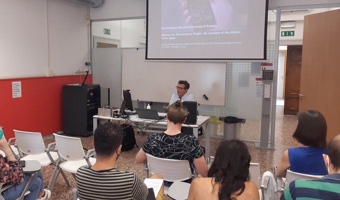 StDallAglio's tweet photo. Very happy of the #digital and #public #history day I have organized for today at #vessdph, @venicedph Summer School in #digital and #public #humanities @CaFoscari.
More in the thread. https://t.co/AgtWT7N56A