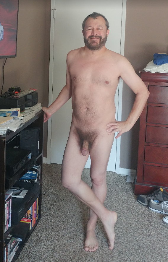 nudistdarren's tweet photo. Celebrating National Nude Day! #NationalNudeDay #fullbush #nudemale #beard #dadbod #barefoot #completelynude https://t.co/W2iVe7cPk7
