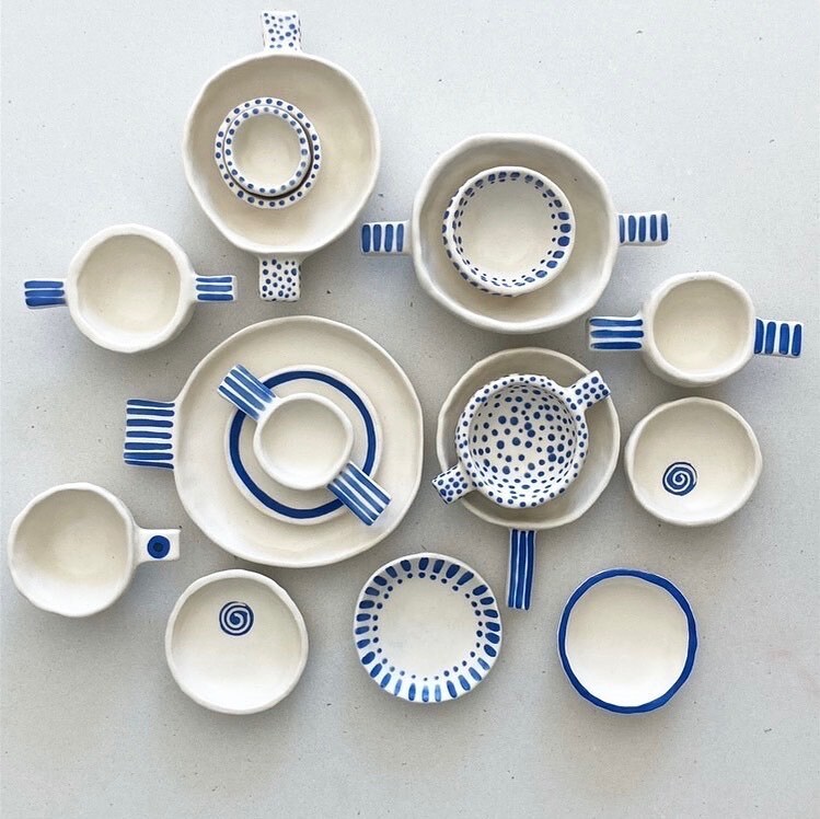Very excited to host @laparachute this Saturday, between 12-4. Athena is the maker of Mati, handmade ceramic pieces that are purposefull, timeless &amp; easy on the eyes 🧿. Stop by before I buy them all.