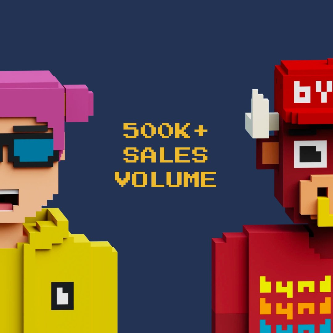 BYNDStudios's tweet photo. Beyond Citizens has now surpassed π±π¬π¬πΈ πππ in secondary sales volume! ππ
#Beyondish
#WeAreBeyondCitizens https://t.co/AO1zcvWg6I