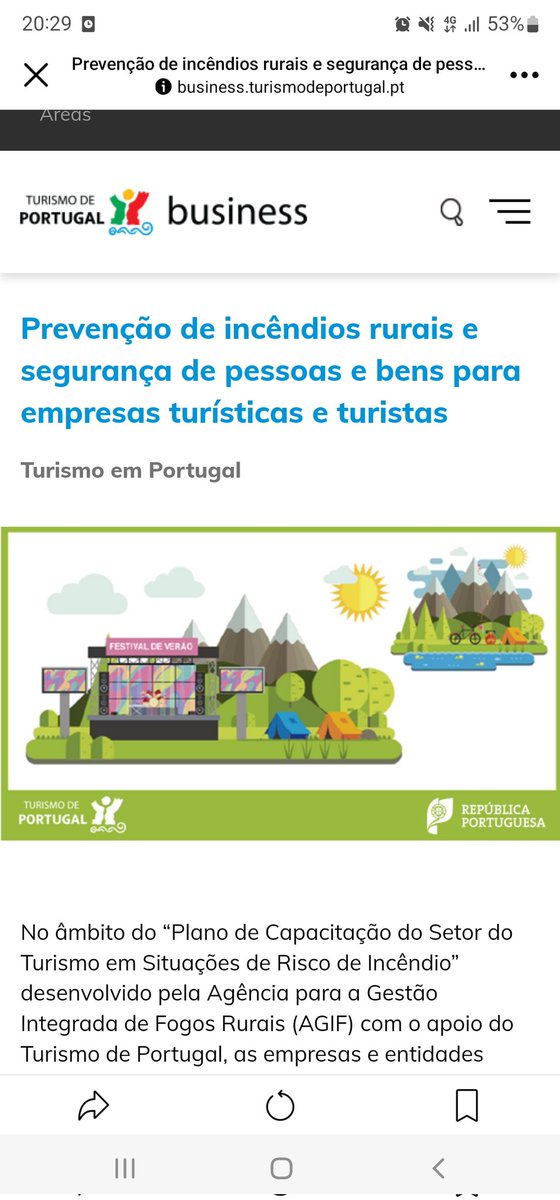 Rita Marques (@ritabmarques) on Twitter photo Não deixemos o melhor destino do mundo arder! E porque todos nós podemos fazer a diferença, adotemos comportamentos responsáveis, também no turismo, prevenindo incêndios rurais. Divulgue o material preparado pelo <a href="/turismoportugal/">Turismo de Portugal</a>:
business.turismodeportugal.pt/pt/Gerir/gesta… Não deixemos o melhor destino do mundo arder! E porque todos nós podemos fazer a diferença, adotemos comportamentos responsáveis, também no turismo, prevenindo incêndios rurais. Divulgue o material preparado pelo <a href="/turismoportugal/">Turismo de Portugal</a>:
business.turismodeportugal.pt/pt/Gerir/gesta…