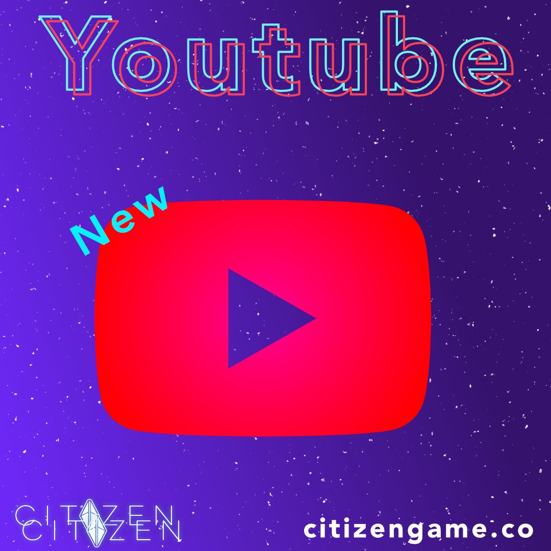 citizenNFT's tweet photo. 📢Today I want to introduce our new Youtube channel of Citizen Game. 👏👏. 
It's only two days old. We will be posting all the game content and everything we do. Follow us!

Join our community!

📺 Youtube: https://t.co/au6emXXmlK https://t.co/s4Q5WkLD6q
