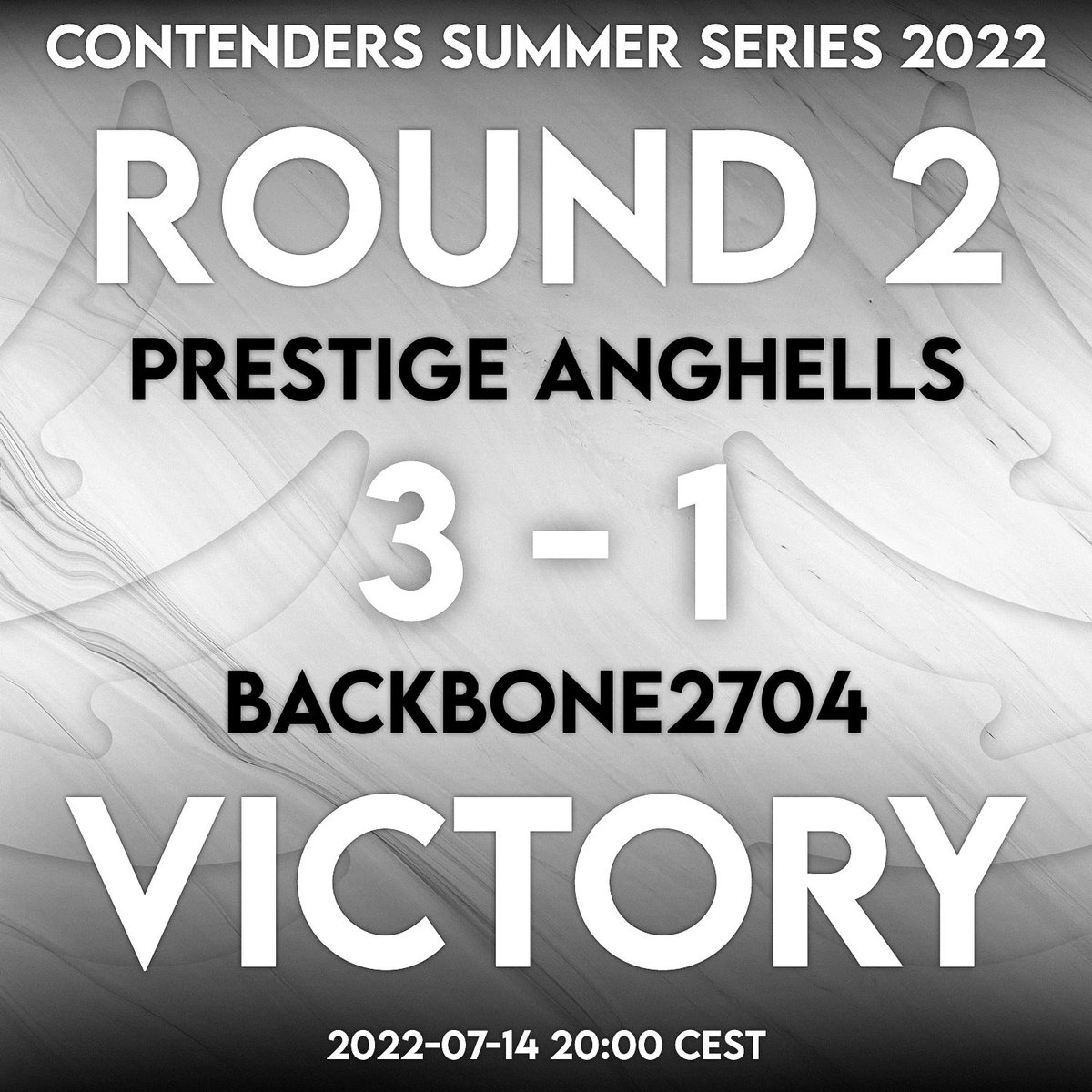 We are taking those 😎

We win our second round of Contenders Summer Series 3-1!

Make sure to congratulate everyone from our team! Tomorrow will be our hardest game yet.

Stay tuned and thank you for your encouragement!

#PGE #WeArePrestige