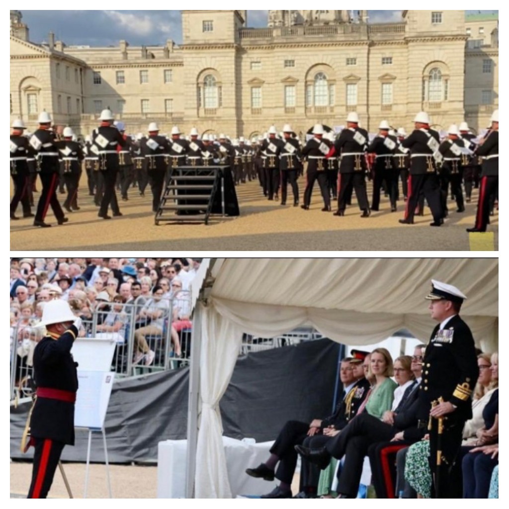 philipparawlins's tweet photo. A stunning display from @RoyalMarines #BeatingRetreat. Privileged to represent @PoppyLegion @Nat_Mem_Arb as guests of #2SL https://t.co/IY7LvYk58R