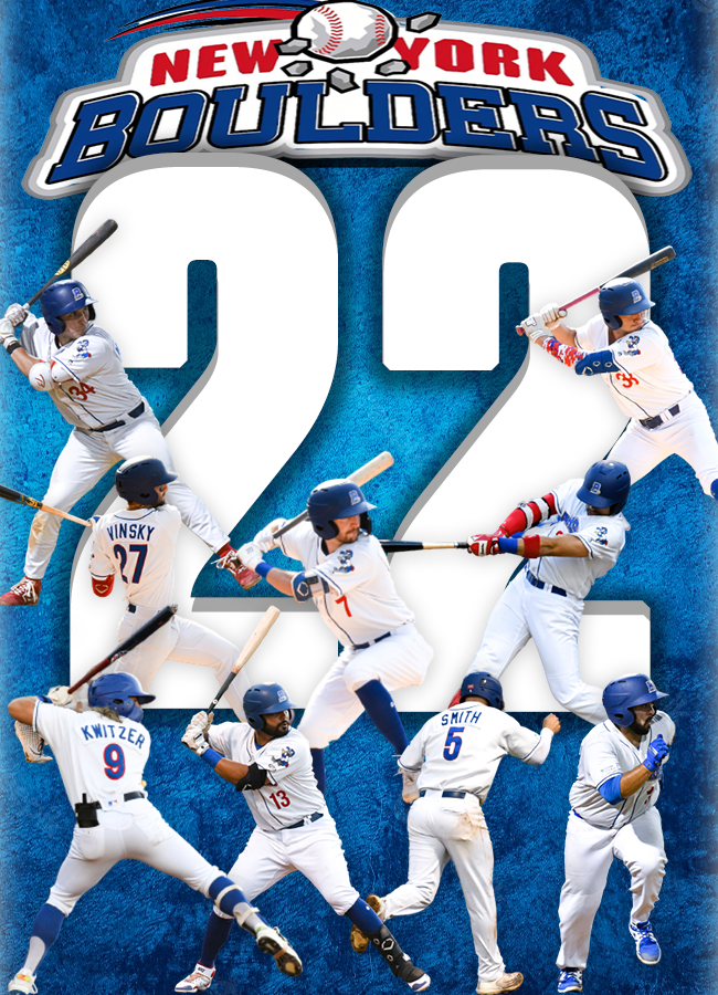 nyboulders's tweet photo. We had some fun today!
The Boulders broke ANOTHER franchise record by recording 22 hits in a single game 🚀⚾️
#BoulderUp #SeriesW https://t.co/jMR38MAywp